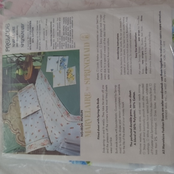 Original double flat sheet - Picture 2 of 2